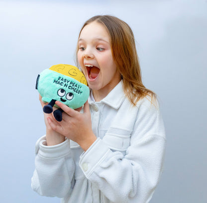 Mac & Cheese Plushie  Soft Cuddly Perfect For Gifting Toy
