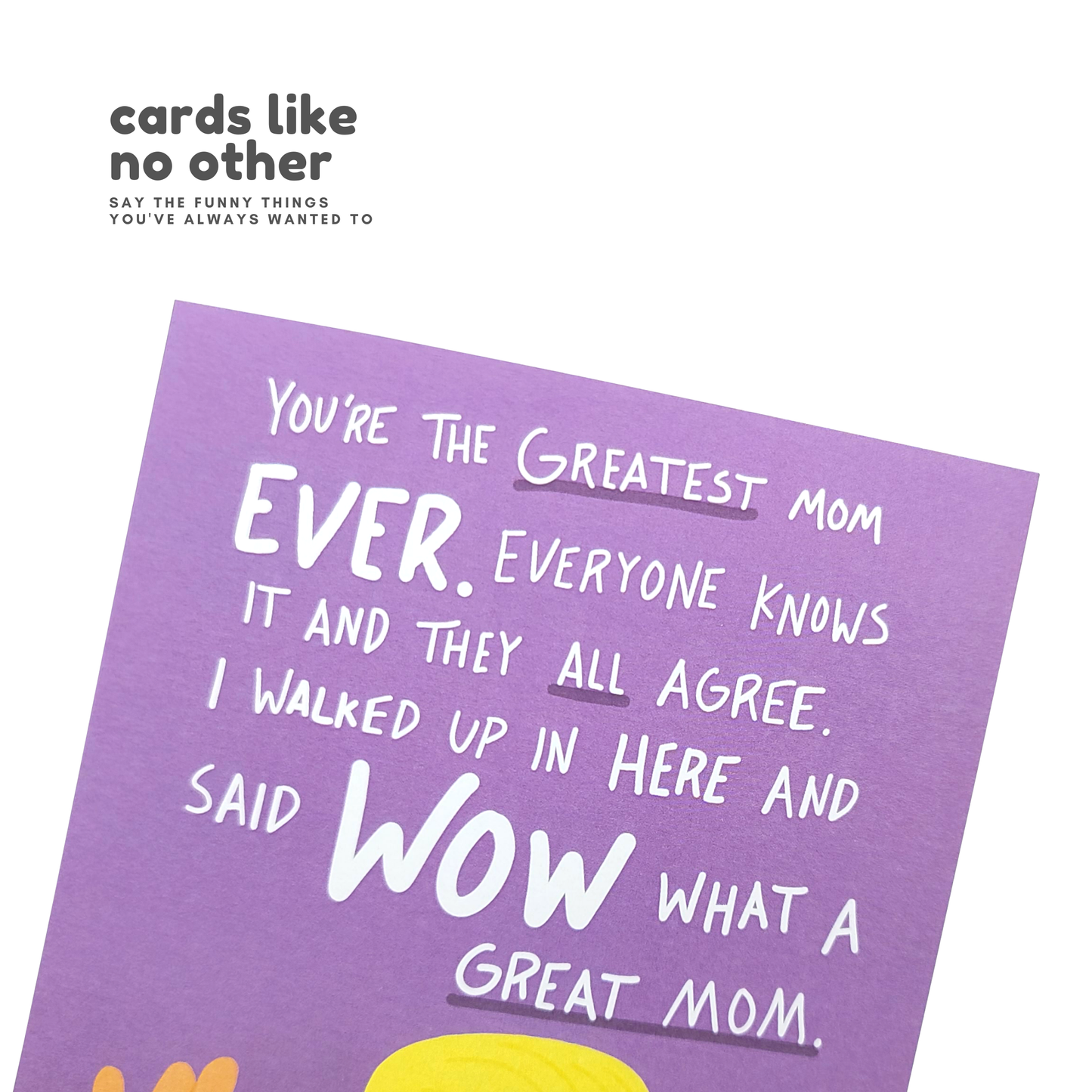 Funny Trump Mother's Day Card for Great Mom
