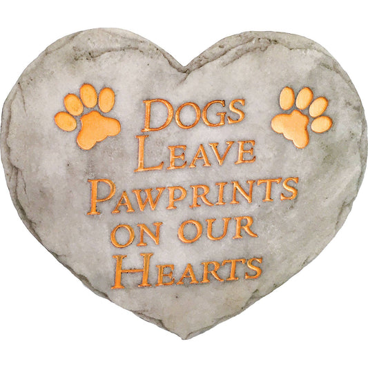 Dogs Pawprints Stepping Stone