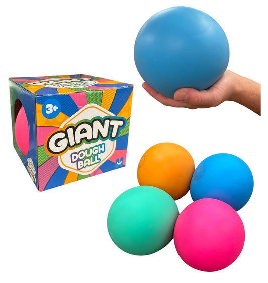 6" Giant Stress Dough Ball - Assorted Colors