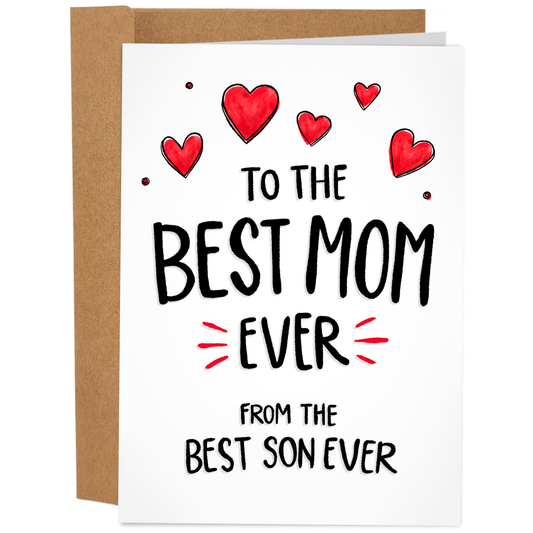 Best Son Ever - Mother's Day Card