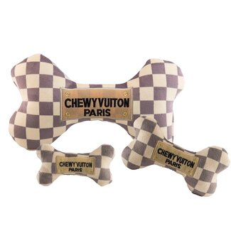 Checker Chewy Vuiton Bone - XL