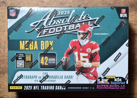 2025 Panini Absolute Football Mega Box,, Kaboom?, In Hand