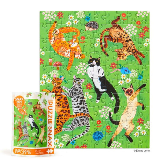 Cat Nap 100 Piece Puzzle Snax